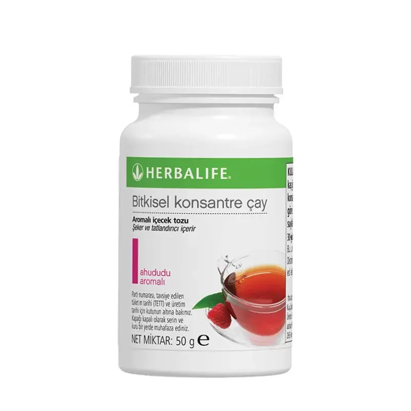 Herbalife Çay ve Bitki Ekstreli Aromalı İçecek Tozu-Ahududu Aromalı 51 gram
