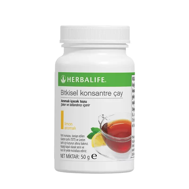 Herbalife Çay ve Bitki Ekstreli Aromalı İçecek Tozu-Limon Aromalı 51 gram
