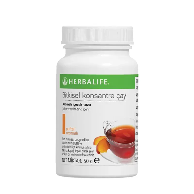 Herbalife Çay ve Bitki Ekstreli Aromalı İçecek Tozu-Şeftali Aromalı 51 gram