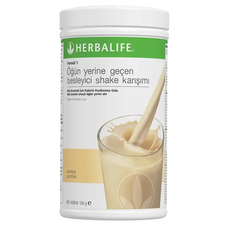 Herbalife Formül 1 Öğün Yerine Geçen Besleyici Shake Karışımı-Vanilya Aromalı 500 gram