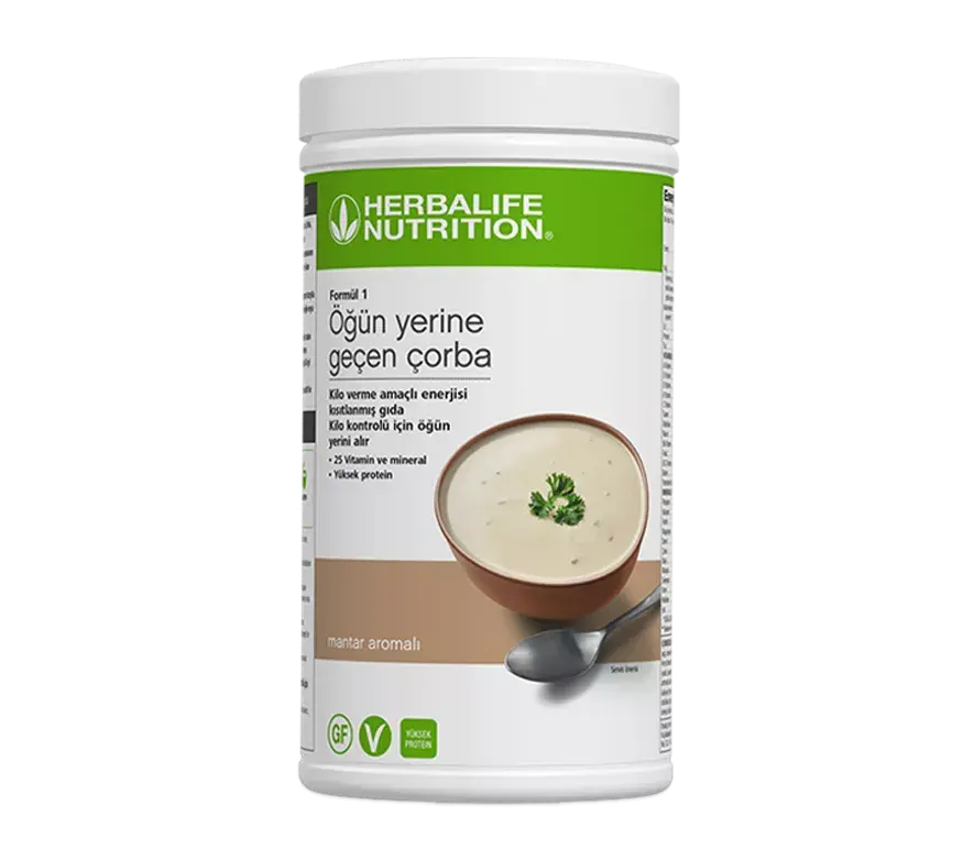 Herbalife Formül 1 Öğün Yerine Geçen Çorba-Mantar Aromalı 500 gram