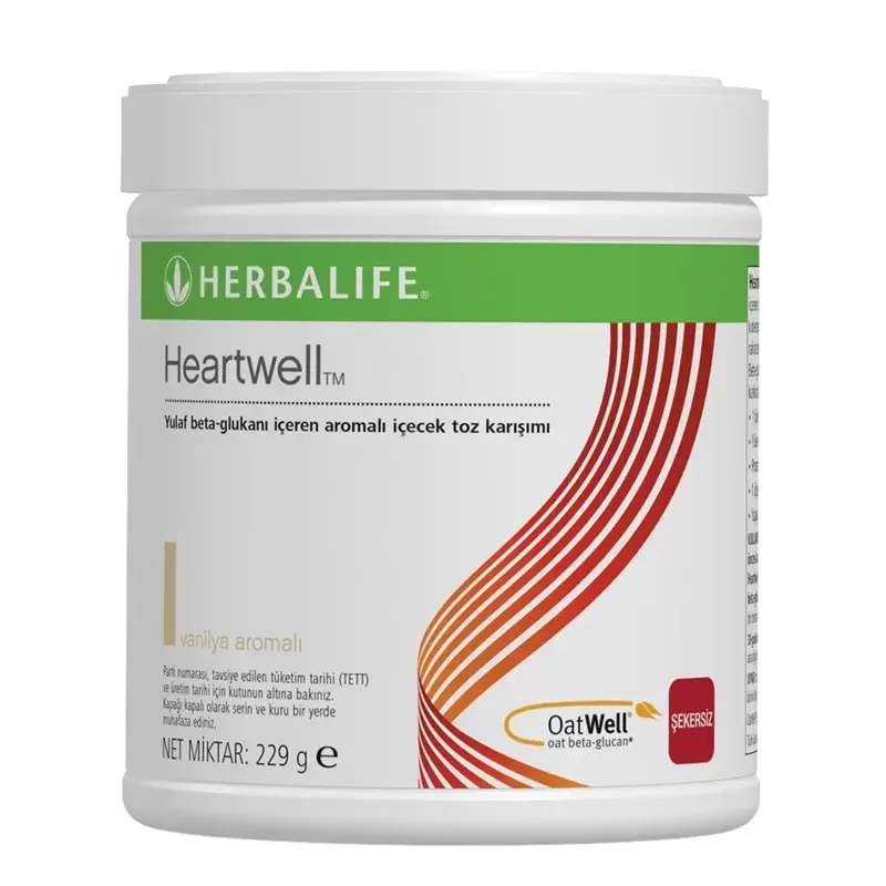 Herbalife Heartwell Yüksek Lif ve Protein İçeren Besleyici Karışım-Vanilya Aromalı 229 gram