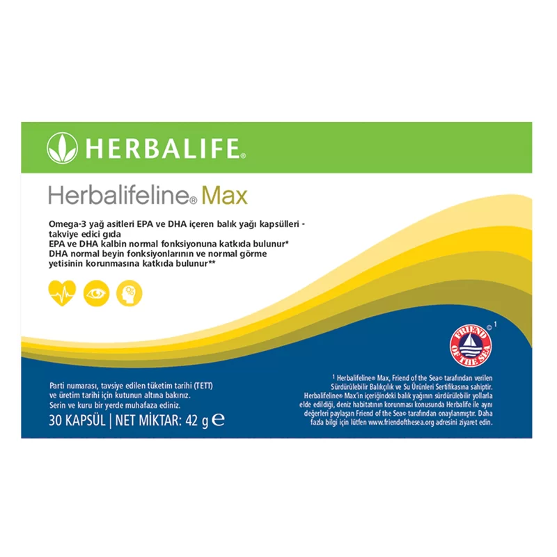 Herbalife Herbalifeline Max Omega-3 Balık Yağı 30 kapsül