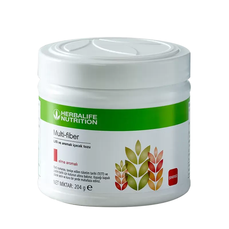 Herbalife Multi-fiber Lifli ve Aromalı İçecek Tozu-Elma Aromalı 204 gram