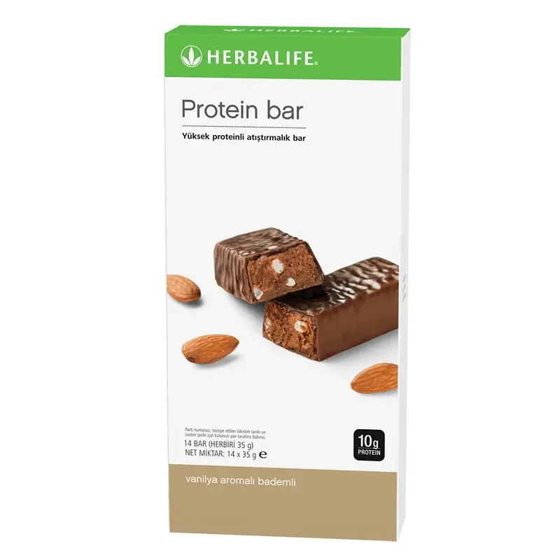 Herbalife Protein Bar-Vanilya Aromalı Bademli 14 bar