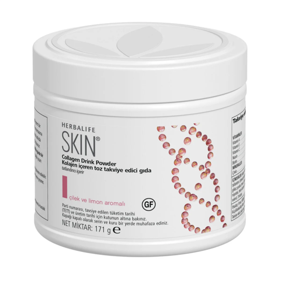 Herbalife SKIN Kolajen İçeren İçecek Tozu-Çilek ve Limon Aromalı 171 gram